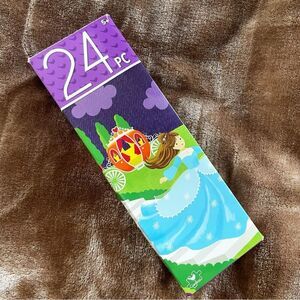24-Piece Princess and Carriage Puzzle Toddler New